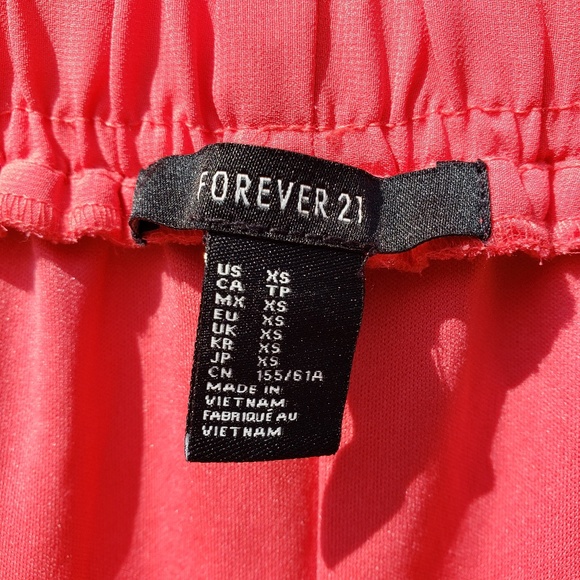 💐🏖️Forever 21 Coral Chiffon Maxi Skirt - Picture 7 of 8